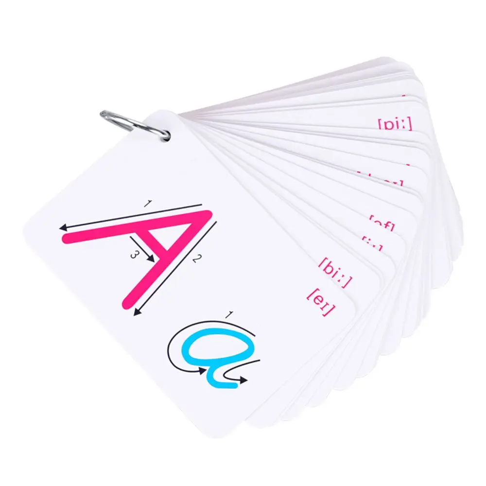 26 Letter English Education Baby Cards Montessori Early Development Cards English for Kids Flashcards English Books for Children 
26 Letter English Education Baby Cards Montessori Early Development Cards English for Kids Flashcards English Books for Children