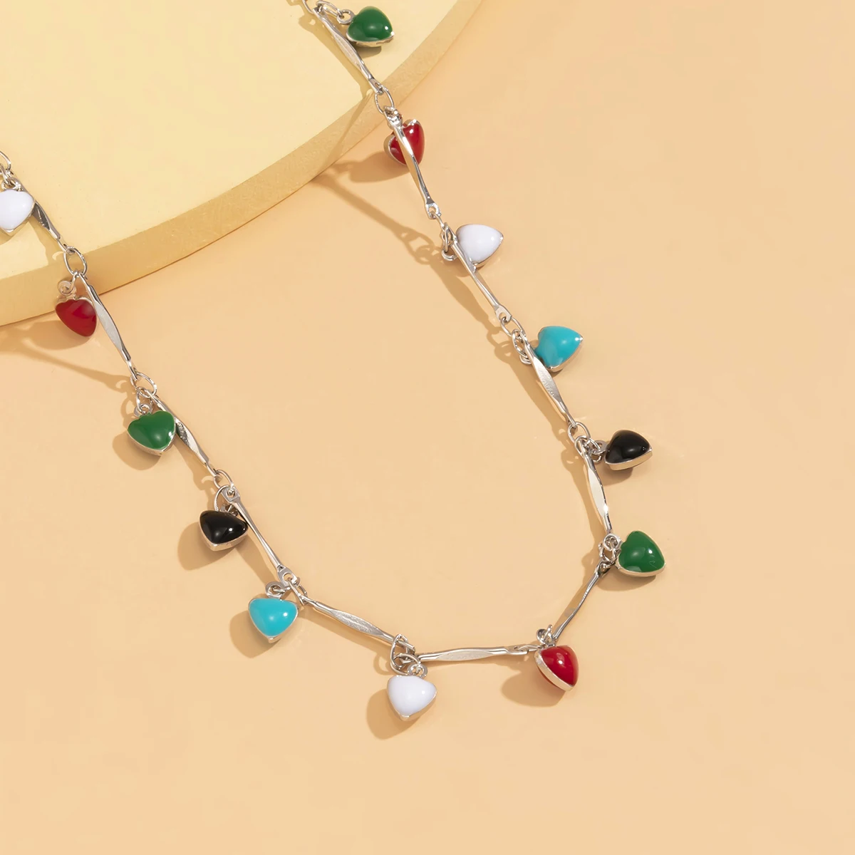 IngeSight.Z Bohemian Colorful Small Cute Love Heart Tassel Pendant Belly Chain Punk Harness Waist Chain for Women Body Jewelry
IngeSight.Z Bohemian Colorful Small Cute Love Heart Tassel Pendant Belly Chain Punk Harness Waist Chain for Women Body Jewelry