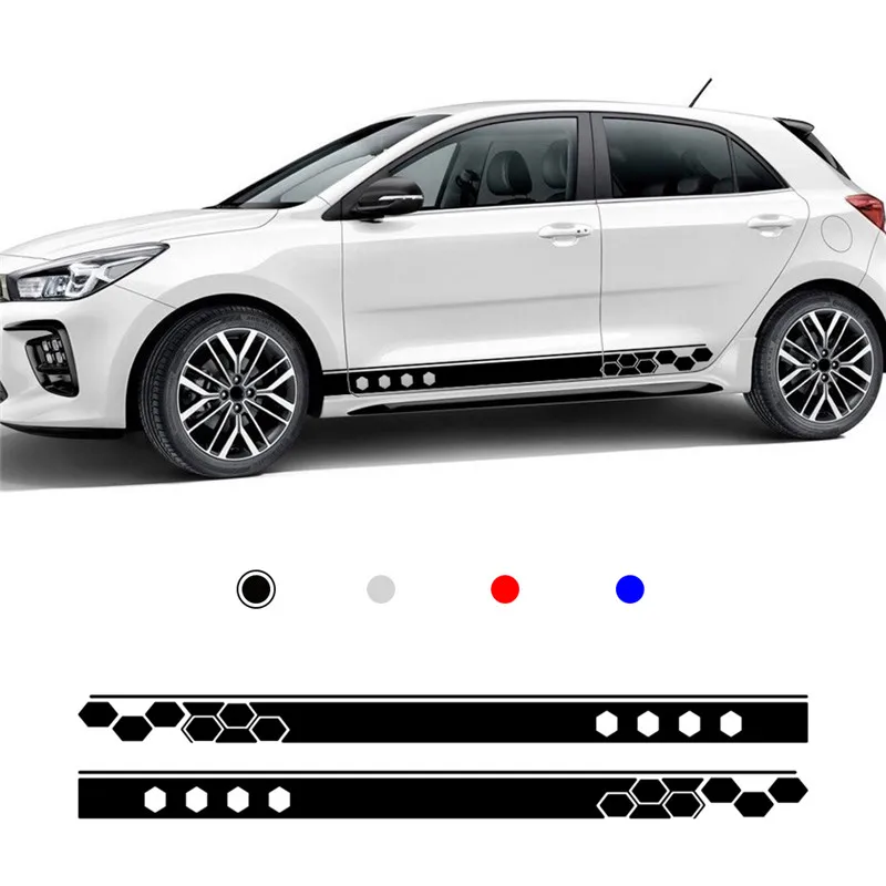 Для Kia Rio Автомобильная боковая наклейка переводная Спортивная наклейка автостайлинг 1 пара (L + R)
Для Kia Rio Автомобильная боковая наклейка переводная Спортивная наклейка автостайлинг 1 пара (L + R)