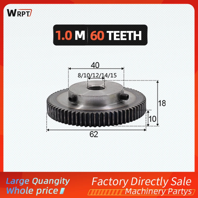 1Pcs 1 Mold 60 Teeth 45 # steel pinion and rack straight gear 8/10/11/12/15 mm hole process cnc machine
1Pcs 1 Mold 60 Teeth 45 # steel pinion and rack straight gear 8/10/11/12/15 mm hole process cnc machine