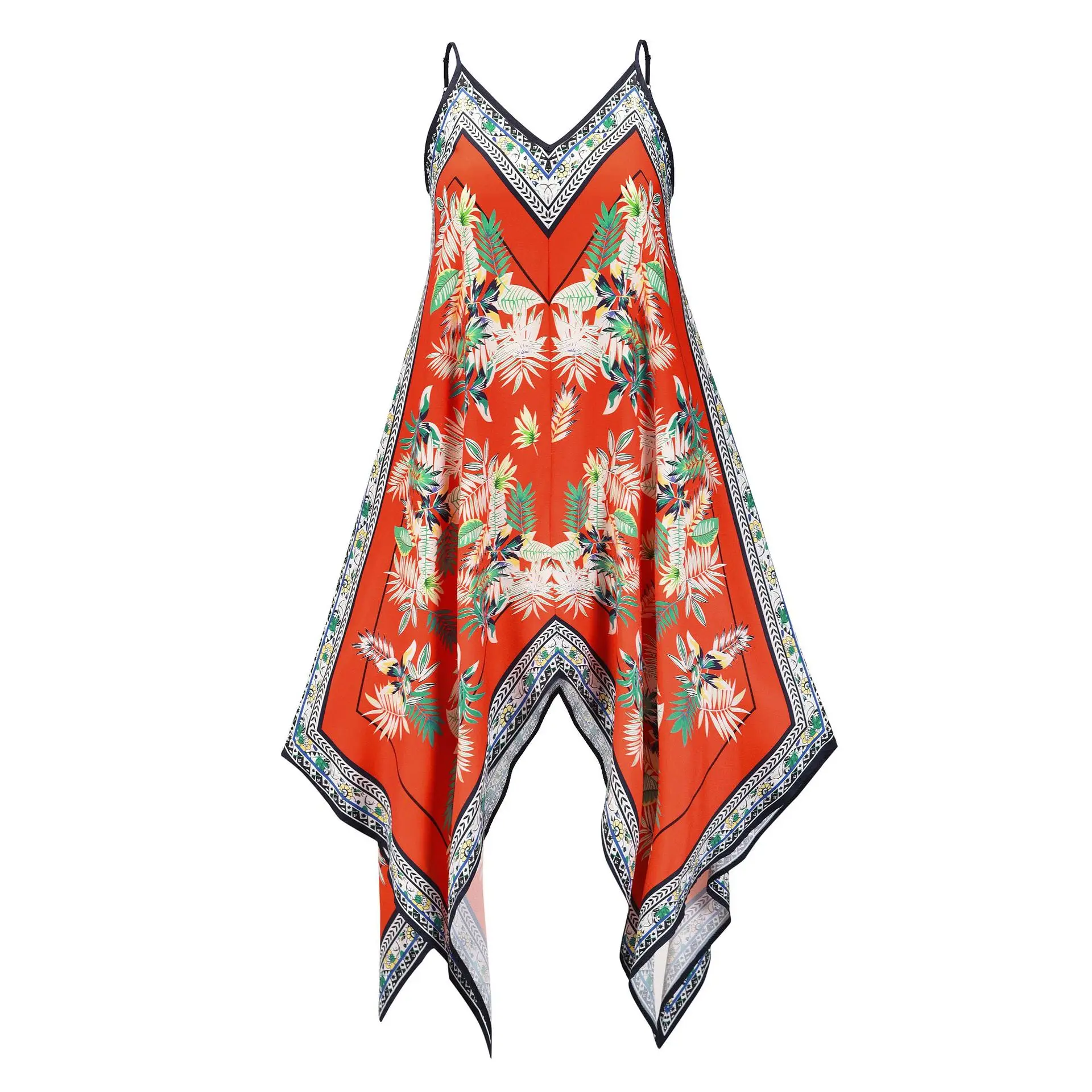 New Women's 2021 European And American Summer Casual Sexy Irregular Retro Printed Suspender Dress Loose Floral Skirt Women
New Women's 2021 European And American Summer Casual Sexy Irregular Retro Printed Suspender Dress Loose Floral Skirt Women