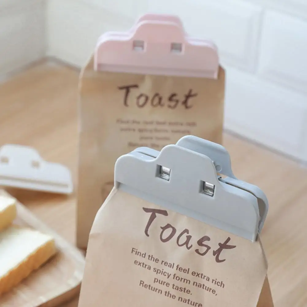 3 Colors 10Pcs Great Big Snack Bag Closure Clips Plastic Sealing Clips Multifunctional for Household
3 Colors 10Pcs Great Big Snack Bag Closure Clips Plastic Sealing Clips Multifunctional for Household
