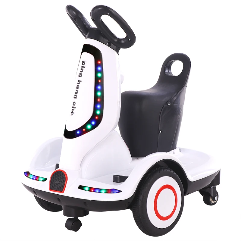 

zq Children's Electric Car Remote Control Children's Toy Car Scooter Charging Toddler Drift Balance Car