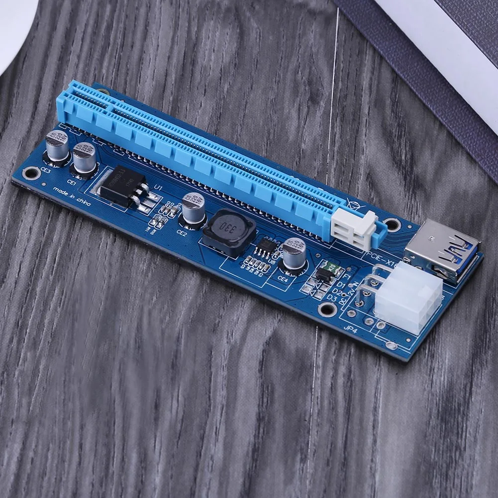 Плата расширения PCIe 16X, 6-контактный порт питания PCI-E, сильная совместимость, улучшенная производительность для майнинга биткоинов BTC
Плата расширения PCIe 16X, 6-контактный порт питания PCI-E, сильная совместимость, улучшенная производительность для майнинга биткоинов BTC