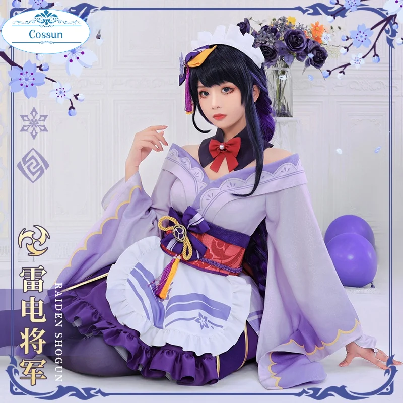 Anime!Genshin Impact Raiden Shogun Maid Dress Elegant Lovely Uniform Cosplay Costume Party Role Play Outfit For Women NEW
Anime!Genshin Impact Raiden Shogun Maid Dress Elegant Lovely Uniform Cosplay Costume Party Role Play Outfit For Women NEW
