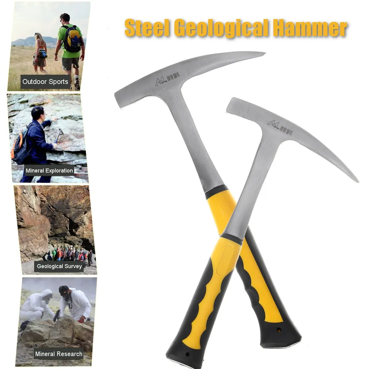 Carbon Steel Geological Hammer Shock Rock Reduction Geology Outdoor Education Tool Mineral Exploration Hammer Hand Tools
Carbon Steel Geological Hammer Shock Rock Reduction Geology Outdoor Education Tool Mineral Exploration Hammer Hand Tools