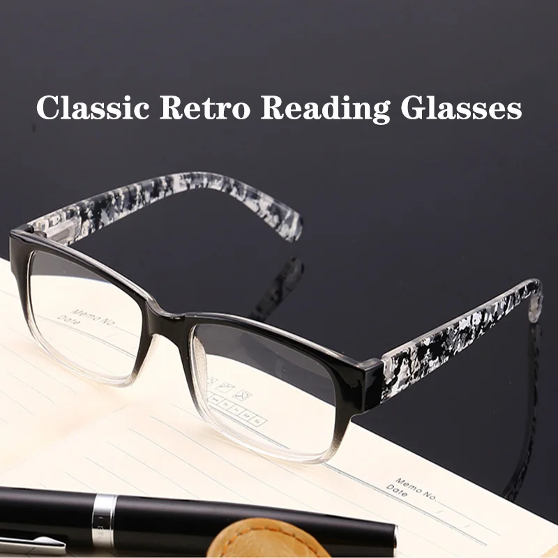 Men's Reading Glasses Rectangular Frame Good Quality Clear Hyperopia Spectacle For Women Diopter Plus +100 To +400
Men's Reading Glasses Rectangular Frame Good Quality Clear Hyperopia Spectacle For Women Diopter Plus +100 To +400