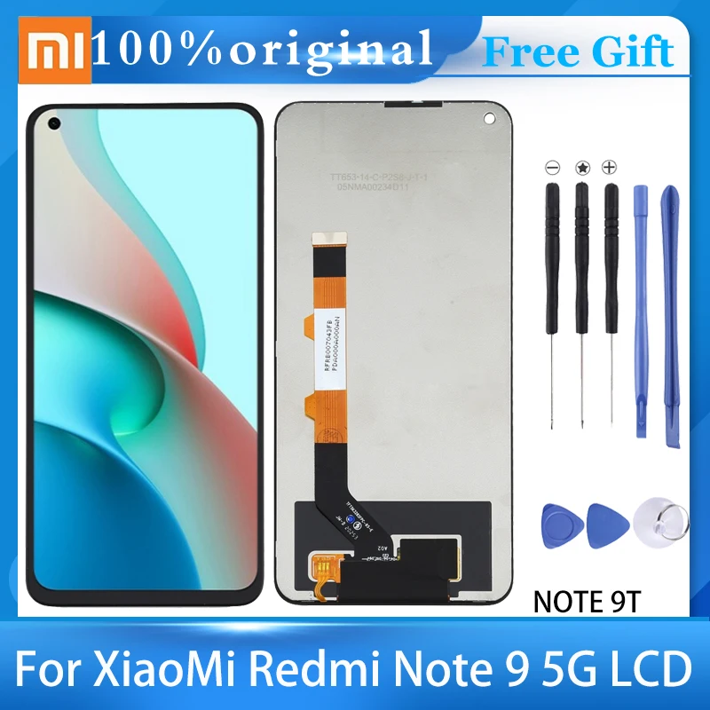 6.53" Original For Xiaomi Redmi Note 9T J22 LCD Screen Display+Touch Panel Digitizer For Redmi Note 9 5G Replacement
6.53" Original For Xiaomi Redmi Note 9T J22 LCD Screen Display+Touch Panel Digitizer For Redmi Note 9 5G Replacement
