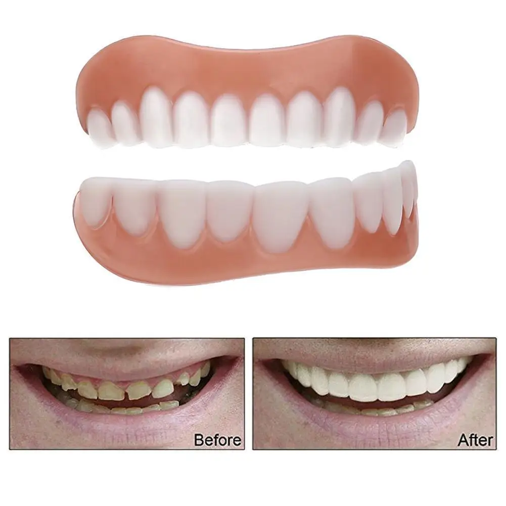 False Teeth Tooth Cover Perfect Laugh Veneers Denture Hygiene Braces Fake For Teeth Tools Cover Paste Cosmetic Oral H7C3
False Teeth Tooth Cover Perfect Laugh Veneers Denture Hygiene Braces Fake For Teeth Tools Cover Paste Cosmetic Oral H7C3