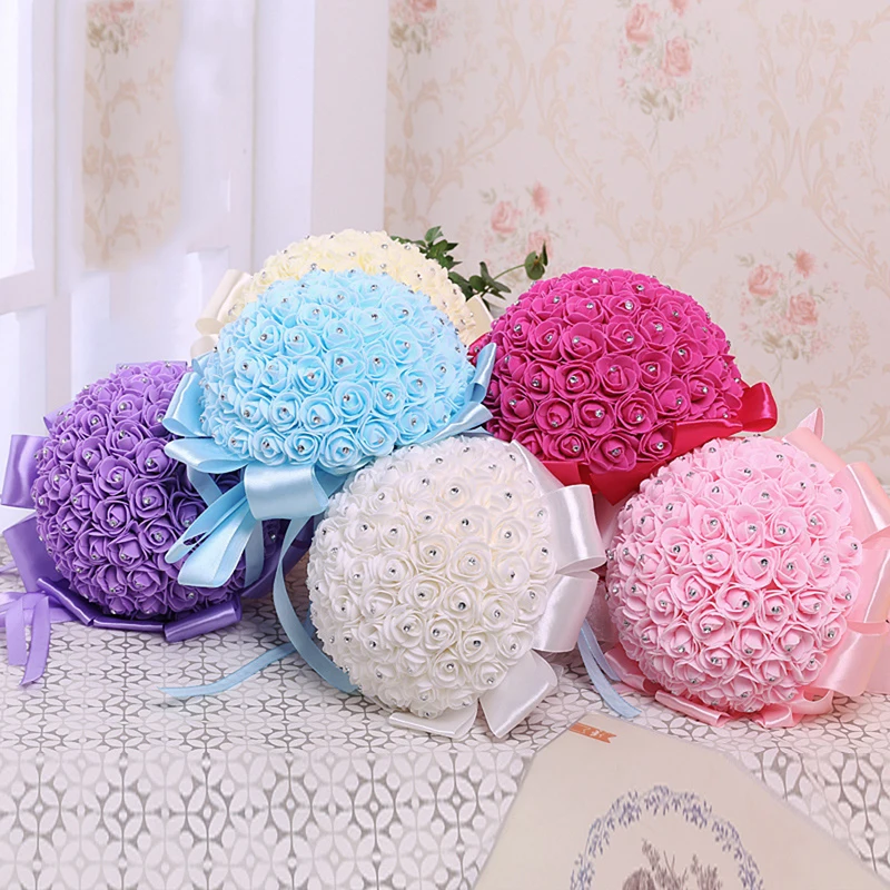 2021 New Handmade Bridal Artificial Foam Roses Flower Bride Bouquet Wedding Party Decor
2021 New Handmade Bridal Artificial Foam Roses Flower Bride Bouquet Wedding Party Decor