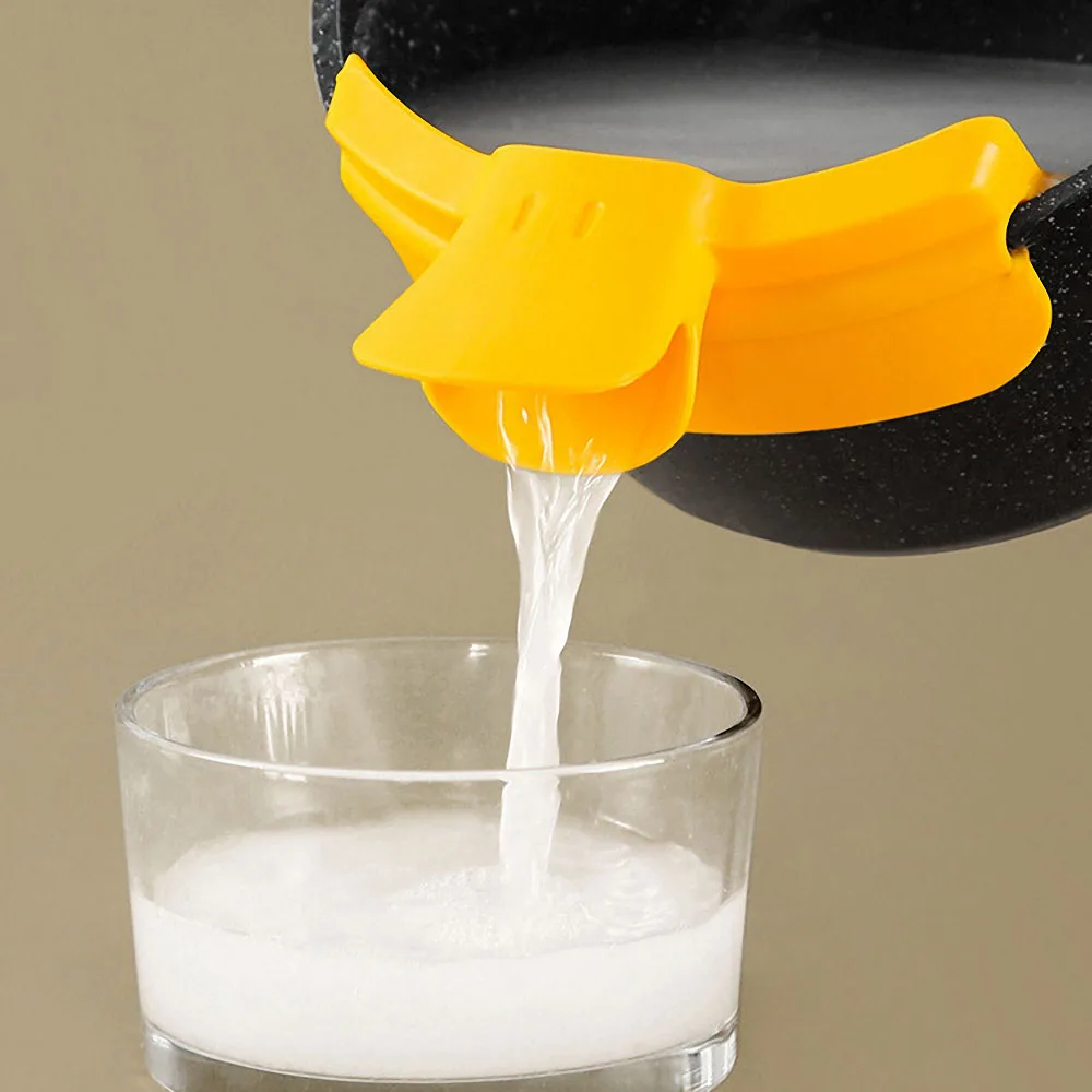 Kitchen Anti-spill Funnel Silicone Pour Soup Funnel for Pots Pans Bowls Jars Water Deflector Kitchen Gadgets Tools
Kitchen Anti-spill Funnel Silicone Pour Soup Funnel for Pots Pans Bowls Jars Water Deflector Kitchen Gadgets Tools