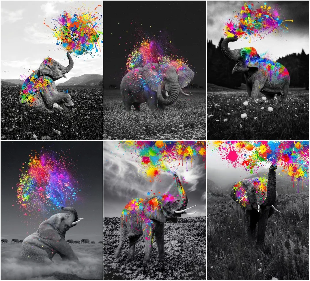 Фэнтези слон поп современные картины на холсте искусство стен животных для гостиной художественные украшения
Фэнтези слон поп современные картины на холсте искусство стен животных для гостиной художественные украшения