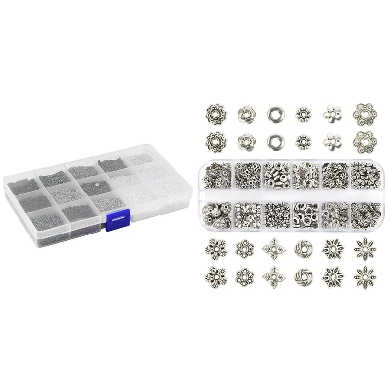 Mixed Color Black Series Glass Rice Beads with Diy Jewelry Accessory Set Retro Tibetan-Silver Alloy Beads
Mixed Color Black Series Glass Rice Beads with Diy Jewelry Accessory Set Retro Tibetan-Silver Alloy Beads