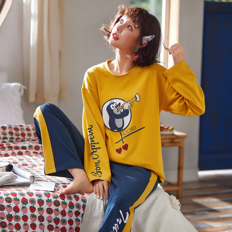 Pink Sleepwear Set For Women Spring and Autumn Cotton Long Sleeve Pajamas Women Red Heart Pattern Sleep Tops Red Bow Home Suit
Pink Sleepwear Set For Women Spring and Autumn Cotton Long Sleeve Pajamas Women Red Heart Pattern Sleep Tops Red Bow Home Suit