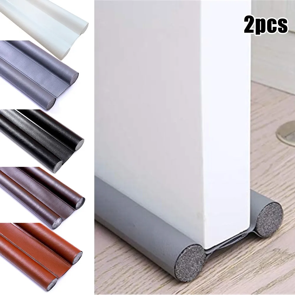 2pc Foam Leather Door Seal Waterproof Seal Strip Draught Excluder Stopper Door Bottom Guard Double Weather Stripping
2pc Foam Leather Door Seal Waterproof Seal Strip Draught Excluder Stopper Door Bottom Guard Double Weather Stripping