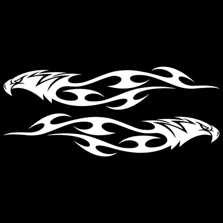 Volkrays 2 X Personalized Car Sticker Pair Eagle Flames Tribal Motorcycle Accessories Reflective Sunscreen Vinyl Decal,2cm*14cm
Volkrays 2 X Personalized Car Sticker Pair Eagle Flames Tribal Motorcycle Accessories Reflective Sunscreen Vinyl Decal,2cm*14cm