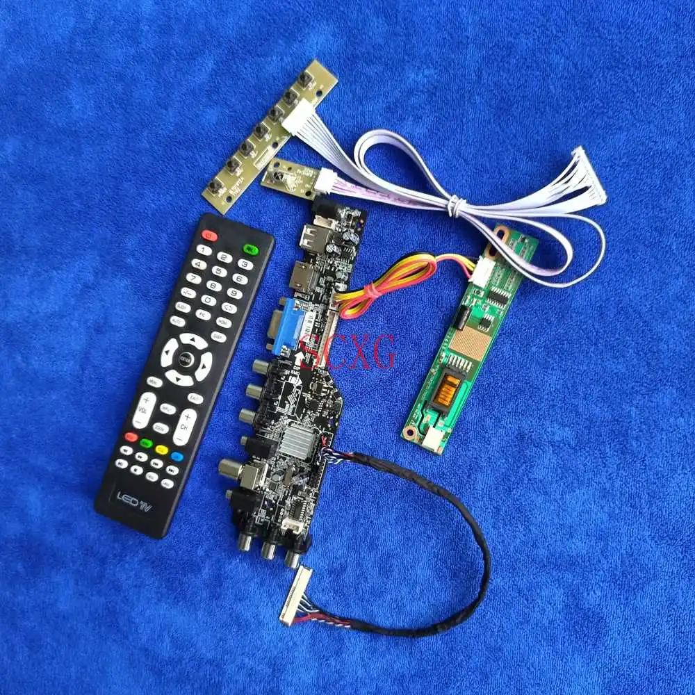 HDMI-compatible USB AV VGA DVB Signal Digital LVDS 30Pin 1CCFL 1280*800 LCD Drive Card Fit LP141WX1-TL01/TLA1/TLB1/TLC1/TLE1 KIT
HDMI-compatible USB AV VGA DVB Signal Digital LVDS 30Pin 1CCFL 1280*800 LCD Drive Card Fit LP141WX1-TL01/TLA1/TLB1/TLC1/TLE1 KIT