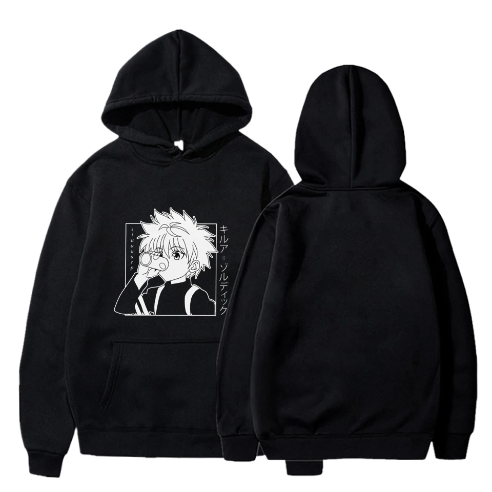 Hunter X Hunter толстовки Для мужчин Kawaii для костюмированной вечеринки по японскому Аниме толстовки Harajuku хисока Killua Zoldyck; Сапожки в стиле Одежда в ... 
Hunter X Hunter толстовки Для мужчин Kawaii для костюмированной вечеринки по японскому Аниме толстовки Harajuku хисока Killua Zoldyck; Сапожки в стиле Одежда в ...