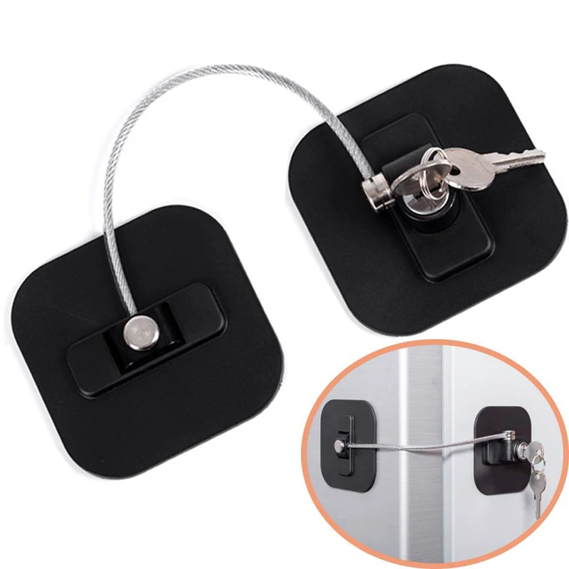 Refrigerator Strong Adhesive Lock for Cabinet File Drawer Window Child Safety with Keys
Refrigerator Strong Adhesive Lock for Cabinet File Drawer Window Child Safety with Keys