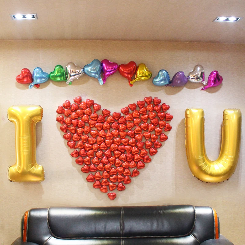 Love suit combination letters Foil balloons wedding ceremony marriage valentine's day marriage room decoration balloons creative
Love suit combination letters Foil balloons wedding ceremony marriage valentine's day marriage room decoration balloons creative