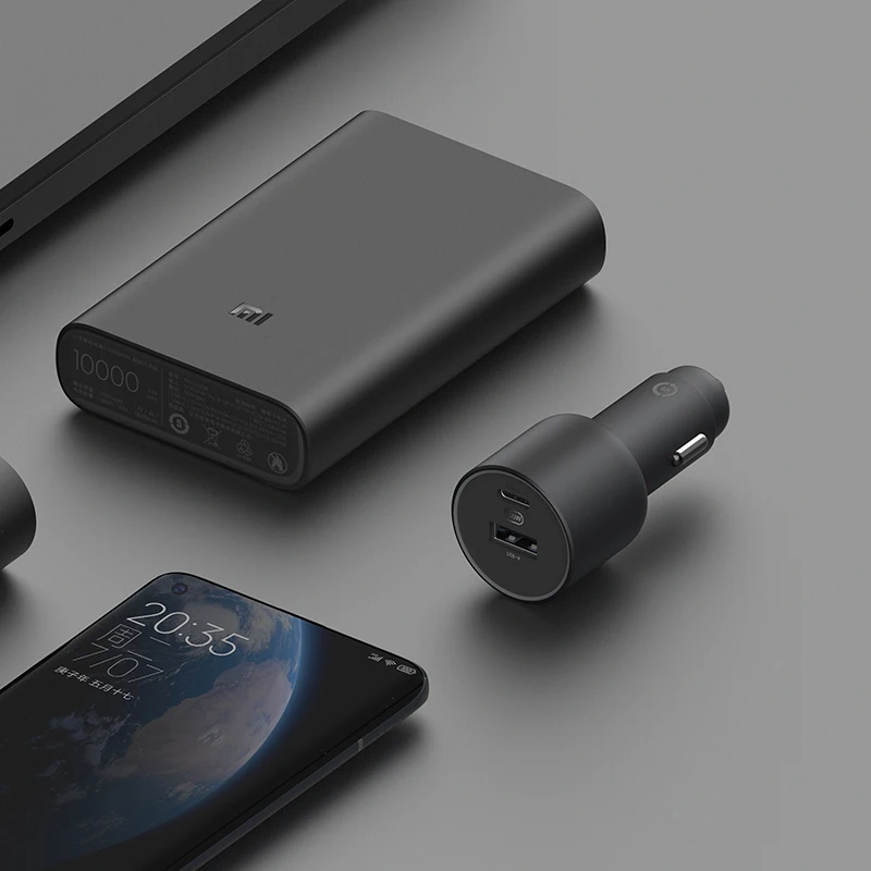 Mi Car Charger Fast Charge Version 1a1c 100W Multifunctional Intelligence 
Mi Car Charger Fast Charge Version 1a1c 100W Multifunctional Intelligence