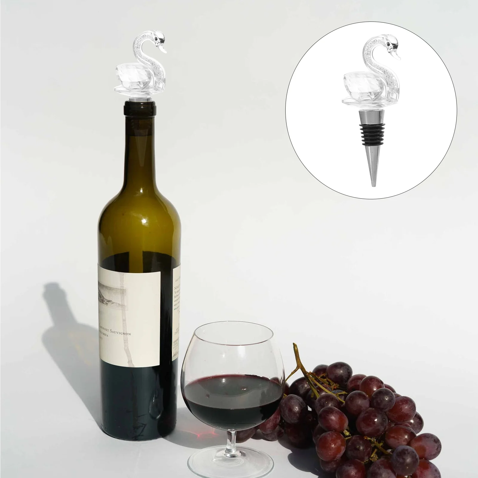 1 шт. Изысканная пробка для бутылки креативный герметик в форме лебедя (белый)
1 шт. Изысканная пробка для бутылки креативный герметик в форме лебедя (белый)