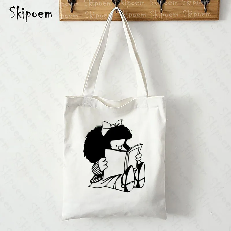 Mafalda, хорошо продаваемая сумка через плечо, Холщовая Сумка, большая вместительность, винтажные Мультяшные кавайные повседневные готические...
Mafalda, хорошо продаваемая сумка через плечо, Холщовая Сумка, большая вместительность, винтажные Мультяшные кавайные повседневные готические...