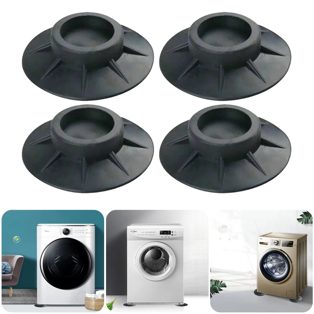 4Pcs Washing Machine Anti-Vibration Pads Floor Mat Feet Pads Non Slip Shock Proof Furniture Elasticity Black Rubber Protectors
4Pcs Washing Machine Anti-Vibration Pads Floor Mat Feet Pads Non Slip Shock Proof Furniture Elasticity Black Rubber Protectors