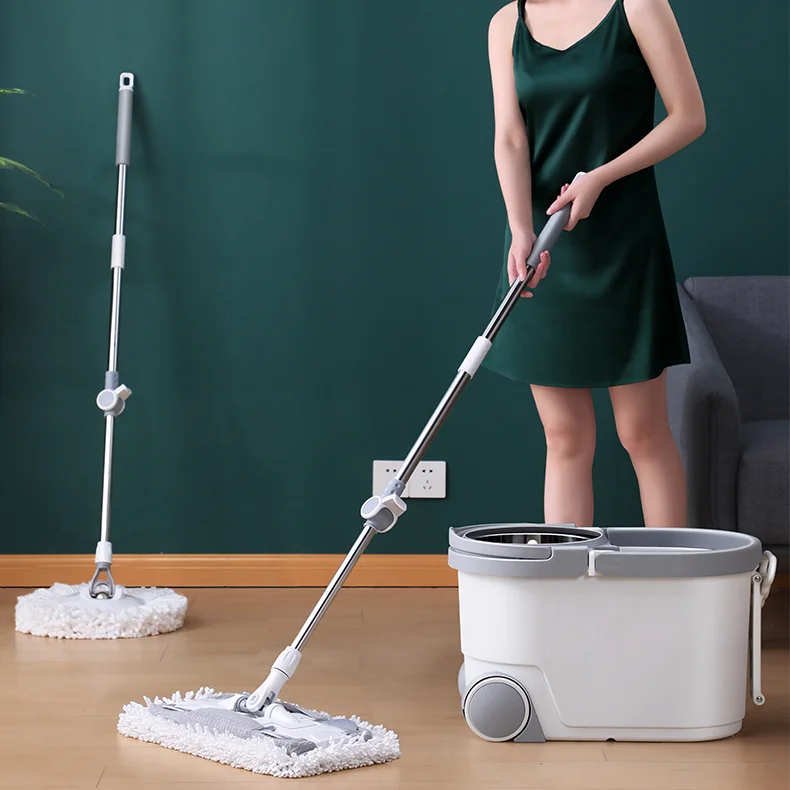 Rotating Magic Mops Reusable Cleaner Wood Floor Ultraclean Wash Dry Mops with Bucket Fregona Household Cleaning Tools DF50TB
Rotating Magic Mops Reusable Cleaner Wood Floor Ultraclean Wash Dry Mops with Bucket Fregona Household Cleaning Tools DF50TB