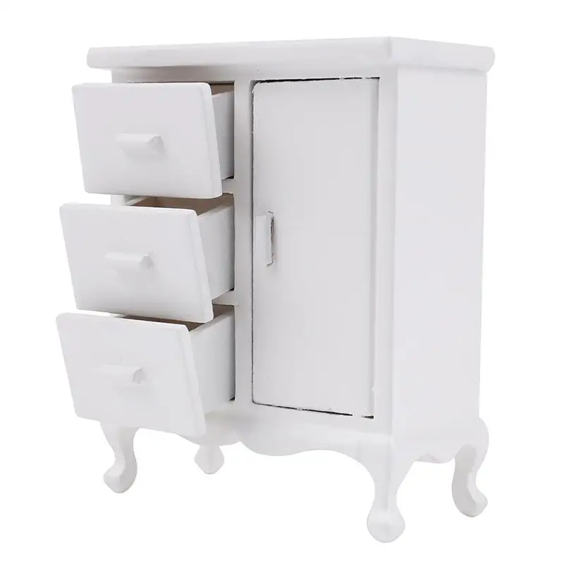 1:12 Dollhouse Miniature White Wooden Cabinet with Drawers Doll House Handcrafted Furniture Model Mini Bedroom Organizer Cabinet
1:12 Dollhouse Miniature White Wooden Cabinet with Drawers Doll House Handcrafted Furniture Model Mini Bedroom Organizer Cabinet