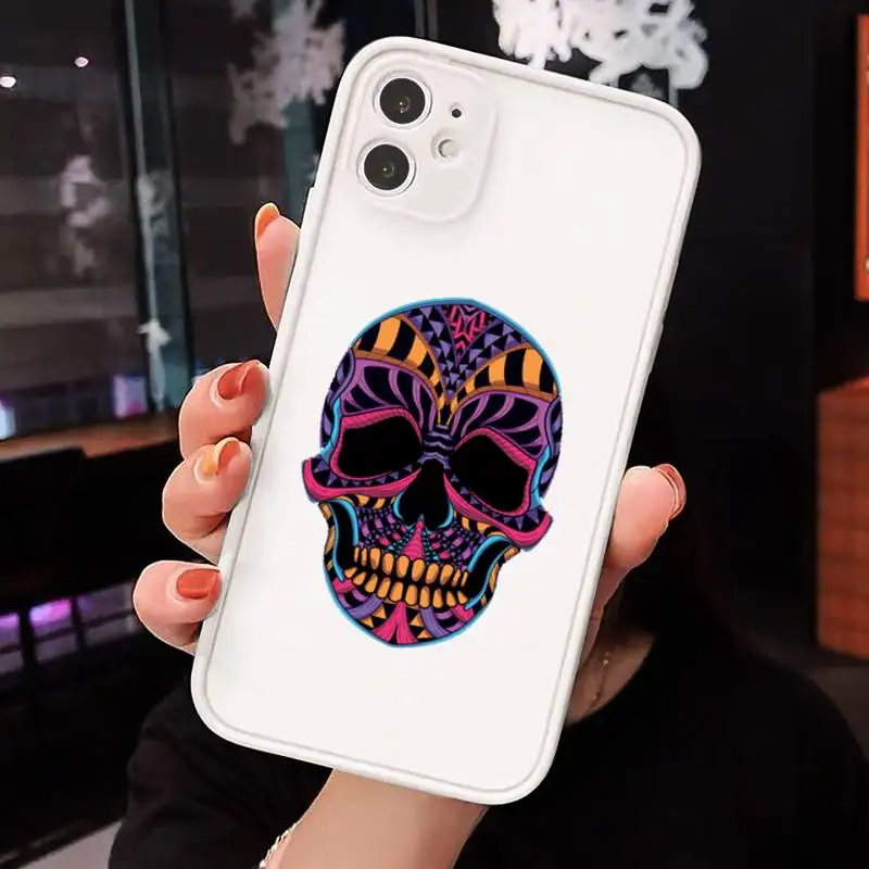 Skull under neon light Phone Case Matte Transparent for iPhone 7 8 11 12 s mini pro X XS XR MAX Plus mobile bags
Skull under neon light Phone Case Matte Transparent for iPhone 7 8 11 12 s mini pro X XS XR MAX Plus mobile bags