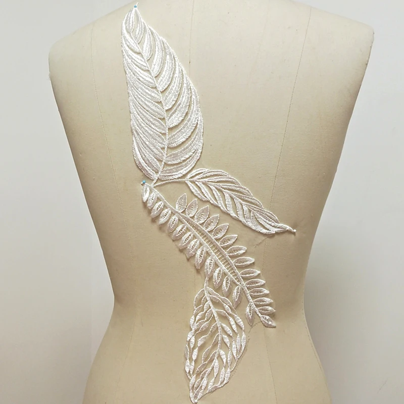 Embroidery Leaves Lace Patches DIY Wedding Dress Skrit Decoration Sewing Stickers VJZQ151505
Embroidery Leaves Lace Patches DIY Wedding Dress Skrit Decoration Sewing Stickers VJZQ151505