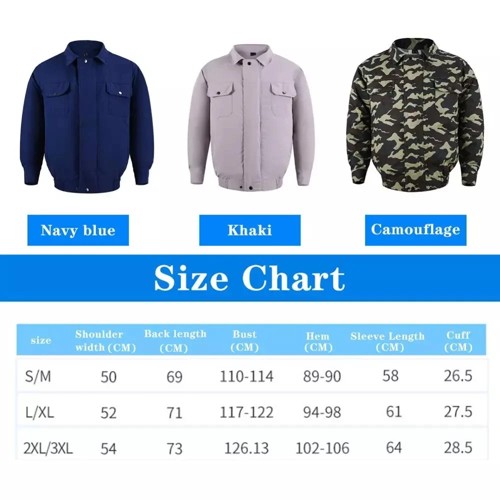 Summer Outdoor Air-conditioning Cooling Fan Jacket Men Air Conditioning Clothing Sun-Protcetive Coat Construction Work Clothes 
Summer Outdoor Air-conditioning Cooling Fan Jacket Men Air Conditioning Clothing Sun-Protcetive Coat Construction Work Clothes