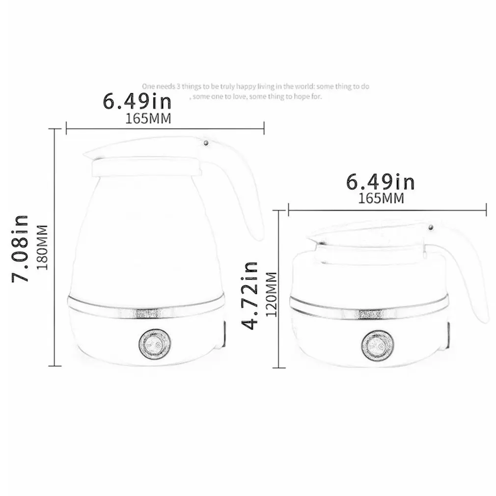 Travel Folding Kettle 304 Stainless Steel Thermostatic Electric Kettle Outdoor Carrying Telescopic Kettle US
Travel Folding Kettle 304 Stainless Steel Thermostatic Electric Kettle Outdoor Carrying Telescopic Kettle US