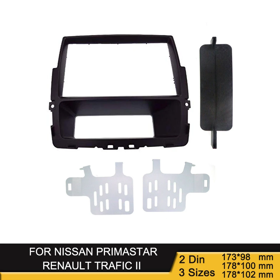 Radio Fascia for Nissan Primastar 2011 +, Renault Trafic II 2011+, Opel Vivaro 201 Facia DVD Panel Plate Adapter Stereo Dash Kit
Radio Fascia for Nissan Primastar 2011 +, Renault Trafic II 2011+, Opel Vivaro 201 Facia DVD Panel Plate Adapter Stereo Dash Kit