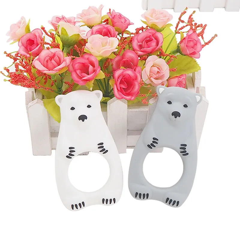 Chenkai 5PCS Silicone Ploar Bear Teether Baby Animal Teether For DIY Baby Nursing Chewing Teether Chain Pendant Necklace Toy
Chenkai 5PCS Silicone Ploar Bear Teether Baby Animal Teether For DIY Baby Nursing Chewing Teether Chain Pendant Necklace Toy