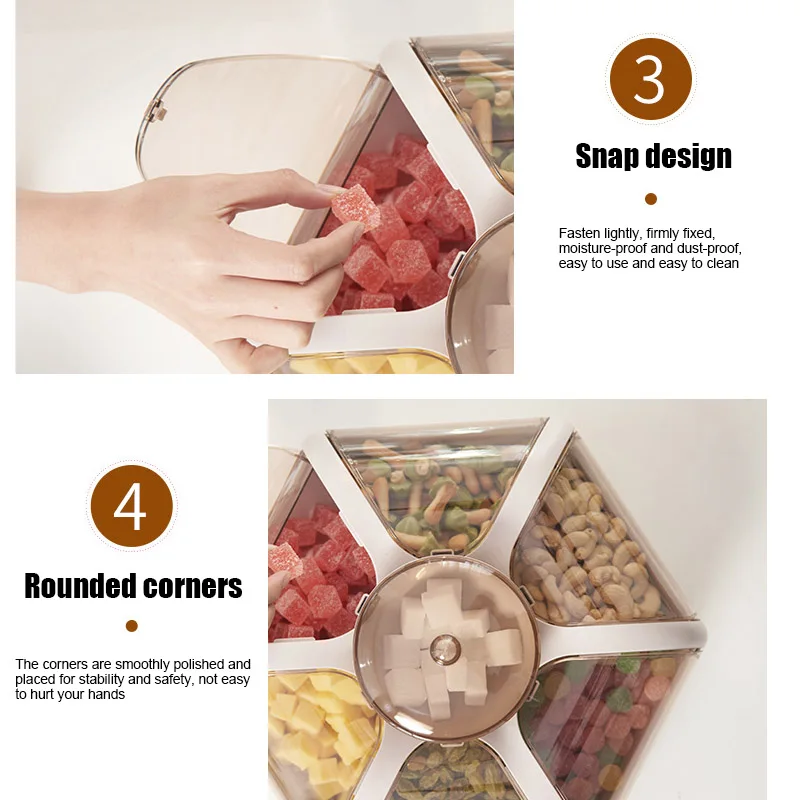 Fashion Lotus Fruit Box Living Room Fruit Tray Transparent Press Type Snack Compartment Storage Box QP2
Fashion Lotus Fruit Box Living Room Fruit Tray Transparent Press Type Snack Compartment Storage Box QP2