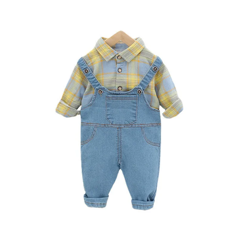 Spring Children Fashion Clothes Baby Boys Girls Plaid Shirt Pants 2Pcs/sets Autumn Kids Toddler Clothing Infant Cotton Tracksuit
Spring Children Fashion Clothes Baby Boys Girls Plaid Shirt Pants 2Pcs/sets Autumn Kids Toddler Clothing Infant Cotton Tracksuit