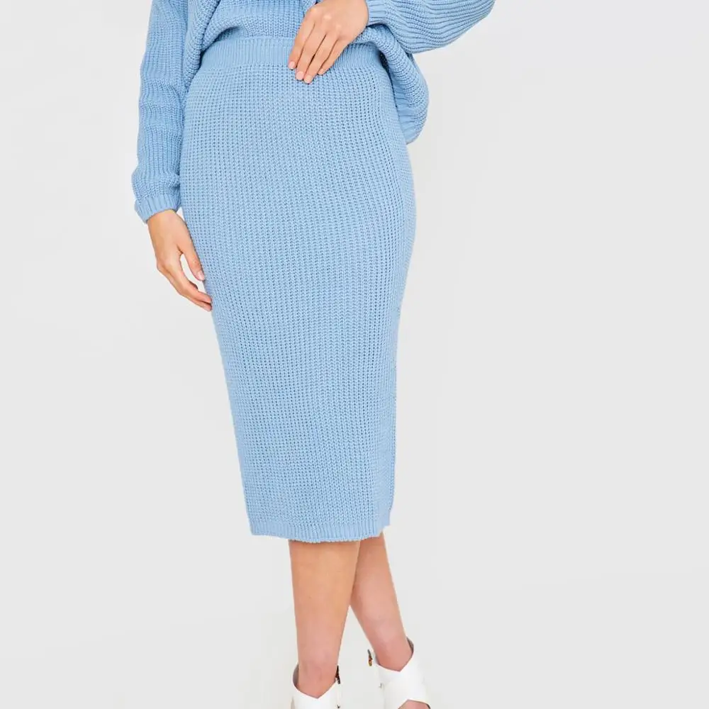 Sexy v-neck women knitted skirt suits Autumn Winter Batwing Sleeve Sweater Top 2 piece Set Elegant Party Female Blue Midi Dress
Sexy v-neck women knitted skirt suits Autumn Winter Batwing Sleeve Sweater Top 2 piece Set Elegant Party Female Blue Midi Dress