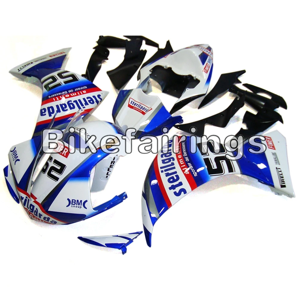 Сине белый стерилигарда капот для Yamaha YZF1000 R1 2009 2010 2011 09 10 11 пластиковые панели