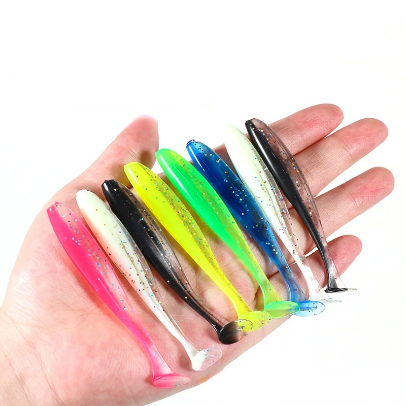 10Pcs Fishing Worm Soft Lures Jig Wobblers 5cm 6.5cm 7.5cm Easy Shiner for Carp Bass Artificial Double Colors Silicone Swimbait
10Pcs Fishing Worm Soft Lures Jig Wobblers 5cm 6.5cm 7.5cm Easy Shiner for Carp Bass Artificial Double Colors Silicone Swimbait