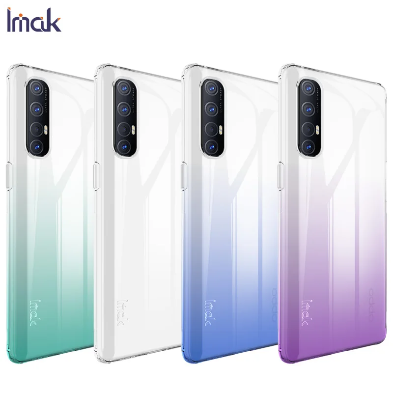 Чехол для подушки безопасности OPPO Reno3 Reno 3 Pro градиентный цвет мягкий прозрачный