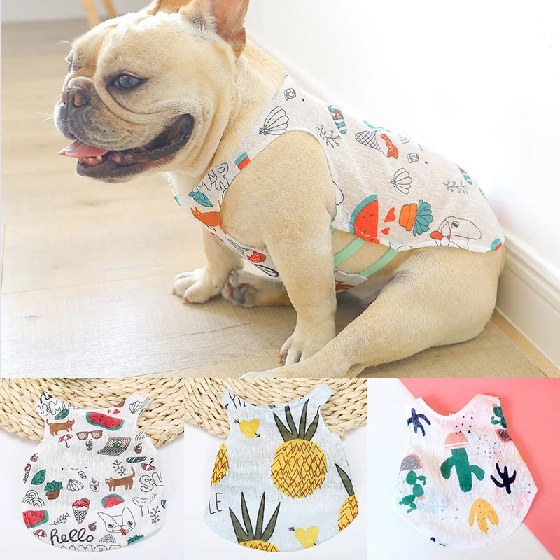 New Cat Dog Cooling Vest T-shirt Summer Thin Casual Cartoon Printing Cloth Acrylic Material Soft Comfortable Durable Pet T-shirt
New Cat Dog Cooling Vest T-shirt Summer Thin Casual Cartoon Printing Cloth Acrylic Material Soft Comfortable Durable Pet T-shirt