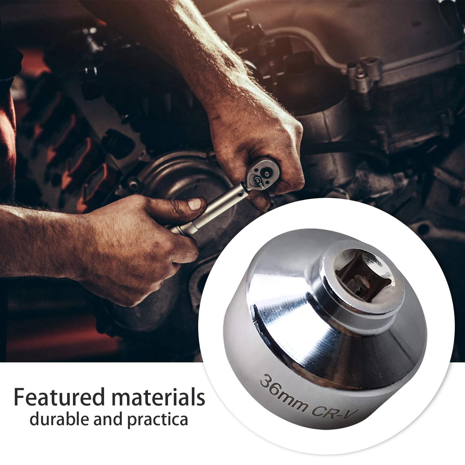 Hot 36mm Engine Oil Wrench Low Oil Filter Socket Wrench For Removing And Installing Oil Filter Cover Hand Tools Car Repair Tools
Hot 36mm Engine Oil Wrench Low Oil Filter Socket Wrench For Removing And Installing Oil Filter Cover Hand Tools Car Repair Tools
