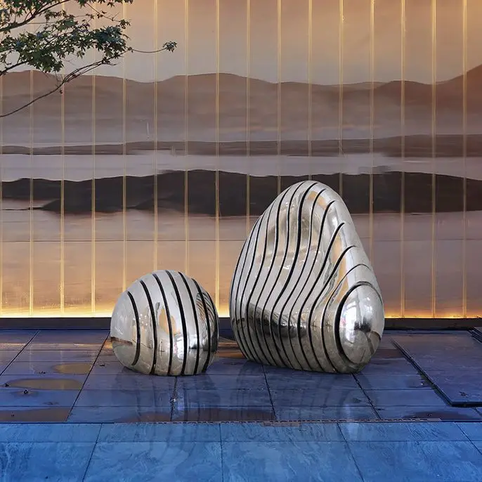Stainless steel rockery hollow stone sculpture hotel lobby outdoor floor decoration villa pool decoration artwork
Stainless steel rockery hollow stone sculpture hotel lobby outdoor floor decoration villa pool decoration artwork