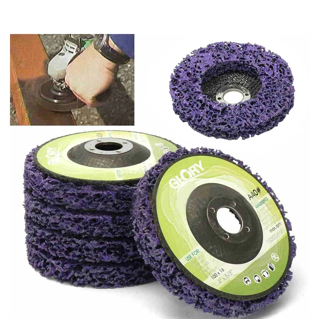 Strip Disc Abrasive Wheel Paint Rust Remover Clean Grinding Wheels for Durable Angle Grinder Car Truck Motorcycles 100*16mm
Strip Disc Abrasive Wheel Paint Rust Remover Clean Grinding Wheels for Durable Angle Grinder Car Truck Motorcycles 100*16mm