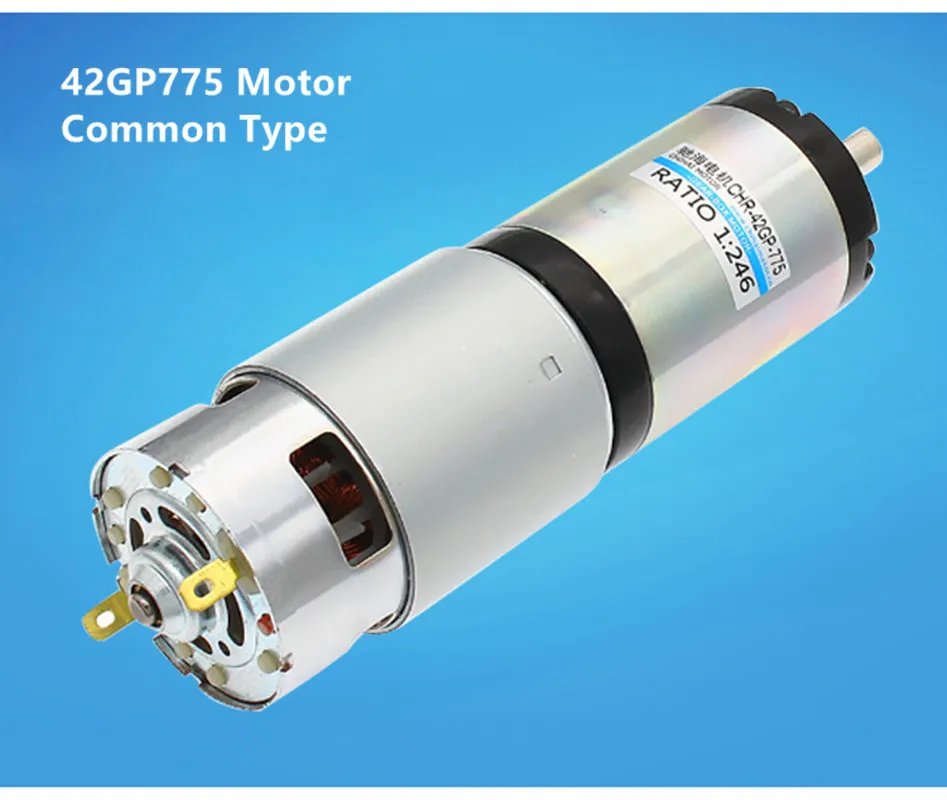 42mm 42GP775 Permanent Magnet Planetary Reducer Gear DC Motor with Speed Encoder 12V24V for Home Appliance/Robot/Printer
42mm 42GP775 Permanent Magnet Planetary Reducer Gear DC Motor with Speed Encoder 12V24V for Home Appliance/Robot/Printer