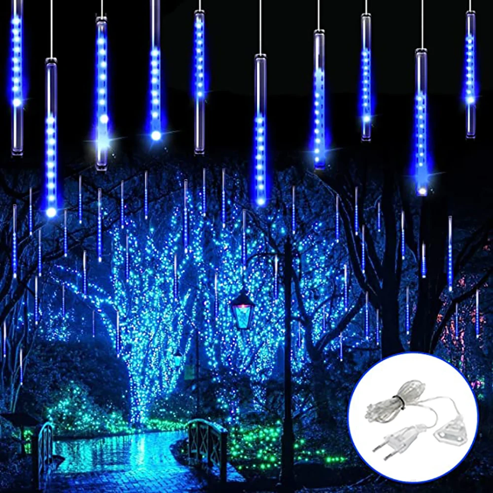 30cm 50cm 80cm 8 Tubes Waterproof Meteor Shower LED String Lights Garland Outdoor Waterproof Christmas Decoration For Home Tree
30cm 50cm 80cm 8 Tubes Waterproof Meteor Shower LED String Lights Garland Outdoor Waterproof Christmas Decoration For Home Tree
