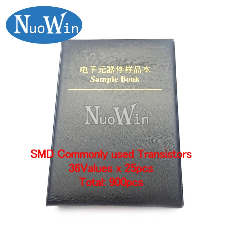 36 kinds x25pcs commonly used SMD Transistor Assortment Kit Assorted Sample Book
36 kinds x25pcs commonly used SMD Transistor Assortment Kit Assorted Sample Book