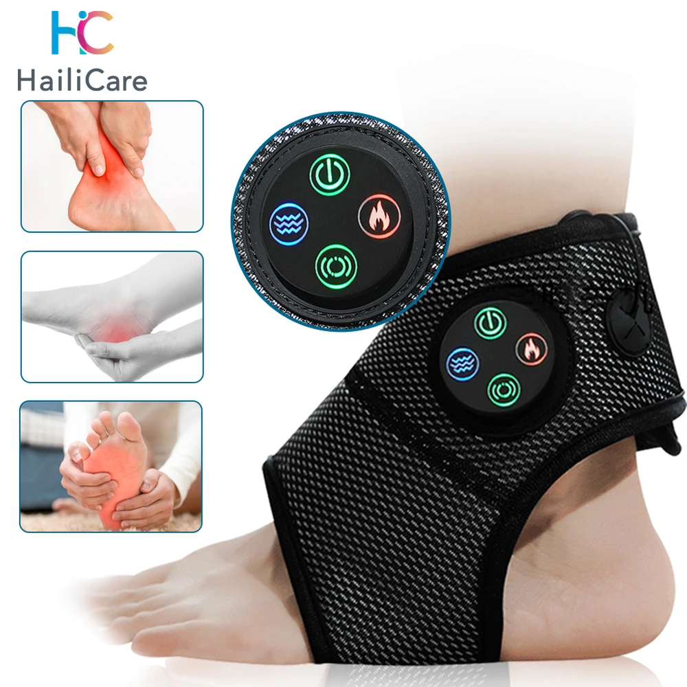 

Smart Ankle Brace Foot Compression massager Multifunctional Electric Ankle Heating Brace and Foot Pain Relief Vibration